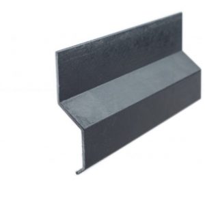 Asphalt termination bar black