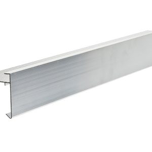 60mm face aluminium felt trim 3m Long