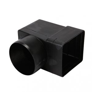 100mm Square Pipe Universal Connector