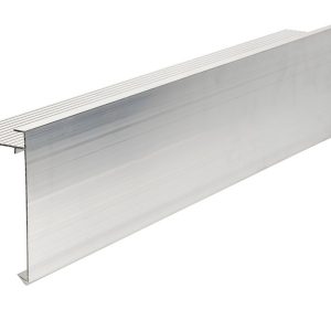 110mm face aluminium felt trim 3m Long