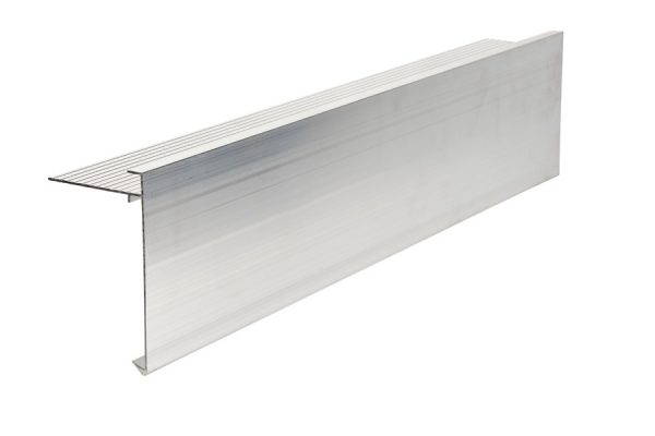 110mm face aluminium felt trim 3m Long