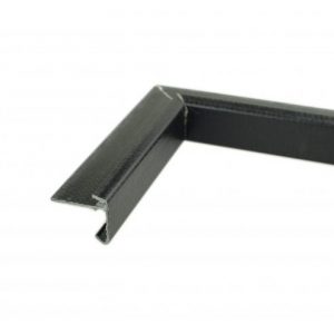 40mm Face GRP Felt trim Internal Corner Black 6282